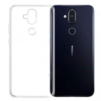 قاب ژله ای شفاف مناسب برای گوشی موبایل Nokia 8.1