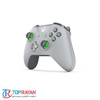 دسته بازی بی سیم ایکس باکس مدل Grey/Green - 4