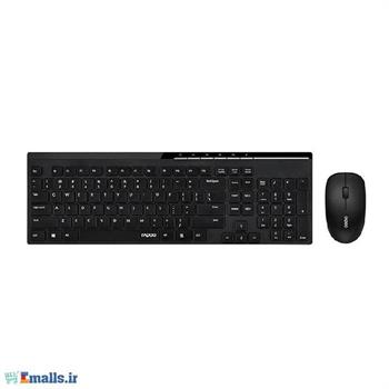 کیبورد و ماوس بی‌سیم رپو مدل X8100 - 6