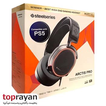 هدست مخصوص بازی استیل سریز مدل    SteelSeries ARCTIS PRO + GAMEDAC Black - 2