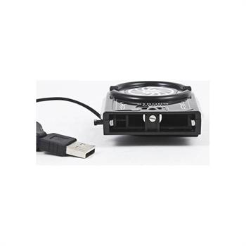 Bluelans Mini Vacuum LED USB Cooler Air Extracting Cooling Pad Fan for Notebook Laptop - 6