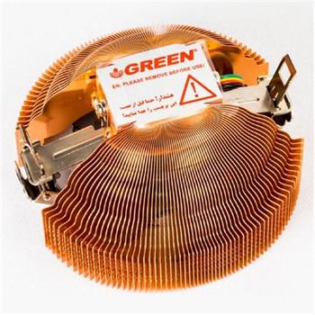 سیستم خنک کننده بادی گرین مدل Tiny Gold 95 PWM - 5