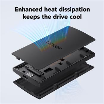 اس اس دی اکسترنال لکسار SL300 ظرفیت 1 ترابایت - 3