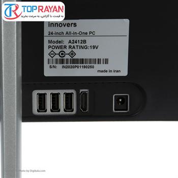 کامپیوتر آماده 24 اینچی اینوورس مدل A2412W پردازنده Core i7 8700 رم 8GB حافظه 1TB گرافیک intel - 7