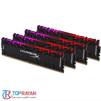 رم کامپیوتر ۴کاناله کینگستون مدل HyperX Predator RGB با حافظه ۳۲ گیگابایت و فرکانس ۳۶۰۰ مگاهرتز - 6