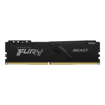 رم کامپیوتر تک کاناله کینگستون مدل Fury Beast با حافظه 16 گیگابایت و فرکانس 5200 مگاهرتز