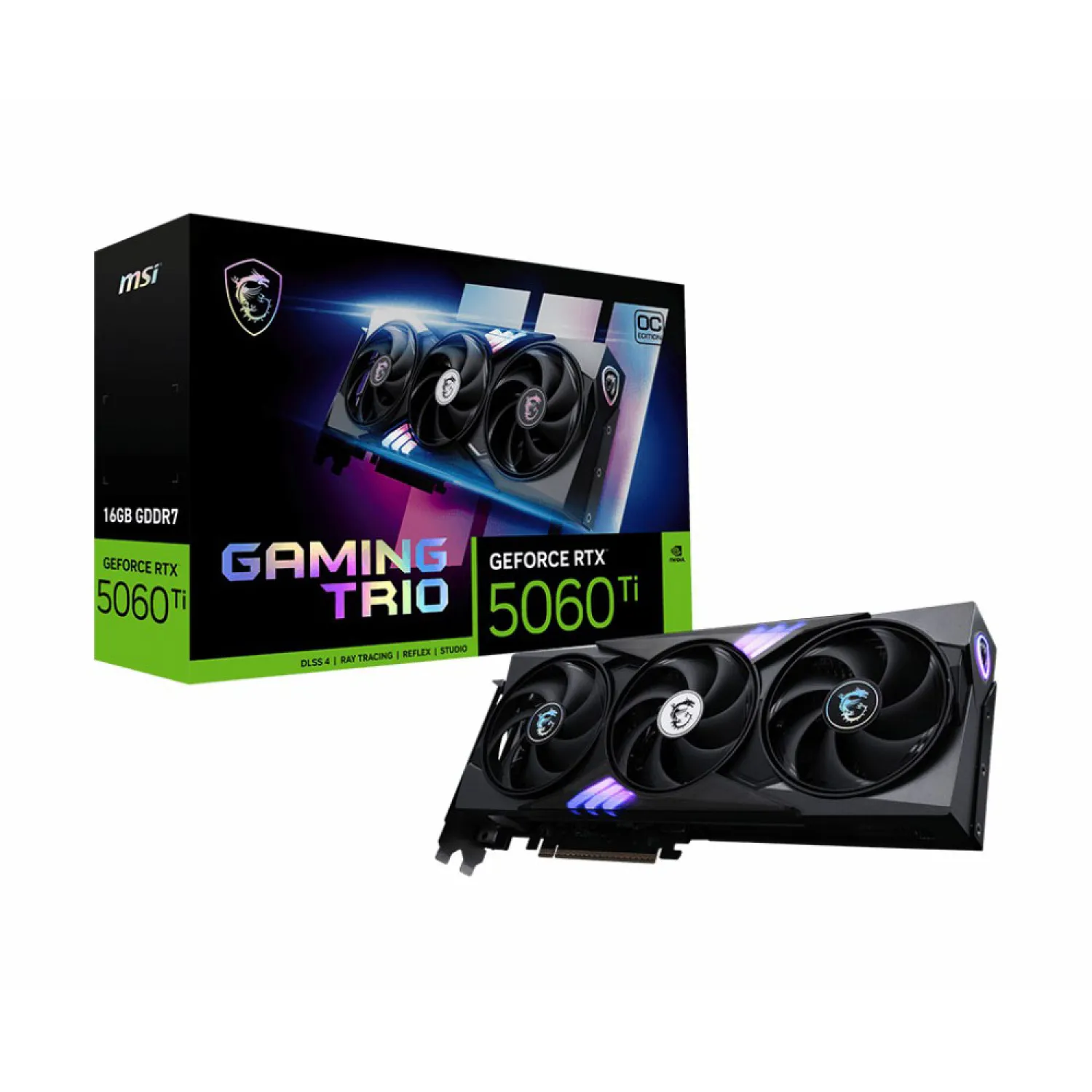 کارت گرافیک ام اس آی مدل GeForce RTX 5060 Ti 16GB GAMING TRIO OC