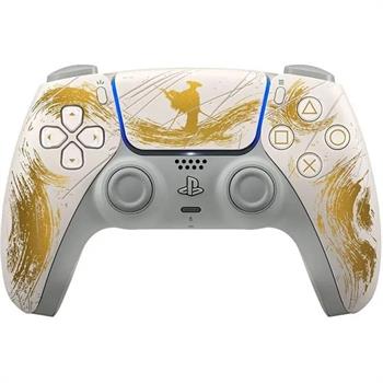 دسته بازی  PS5 DualSense - Ghost of Yotei Gold Limited Edition