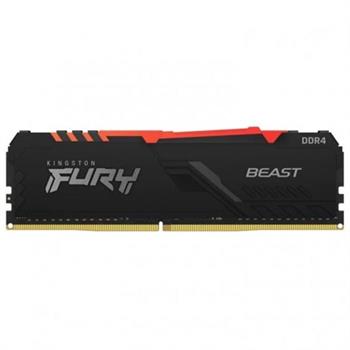 رم تک کاناله کینگستون مدل FURY Beast RGB CL16 حافظه 32 گیگابایت فرکانس 3200 مگاهرتز