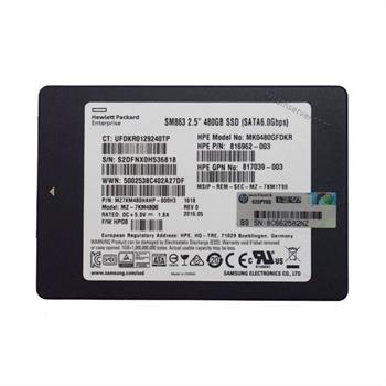 هارد سرور اچ پی مدل 480GB 6G SATA SSD