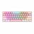 Redragon K616 FIZZ Pro PINK/WHITE RGB Mechanical Gaming Keyboard - 2