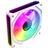 GameMax FN12A-S8I-RW White Reverse 120mm ARGB Case Fan - 5