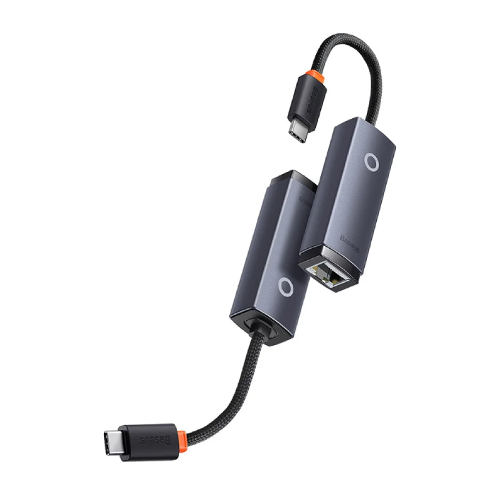 Baseus Lite Series Ethernet Adapter Type C to RJ45 LAN Port - 4