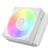 Gamdias AURA GL120 V2 - White RGB Liquid Cooler - 4