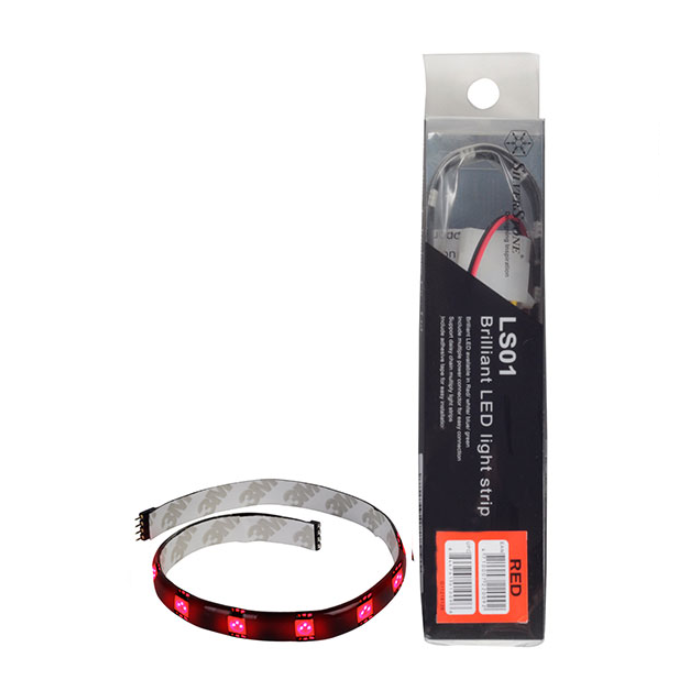 SilverStone LS01W Red Case Lighting Kit - 3