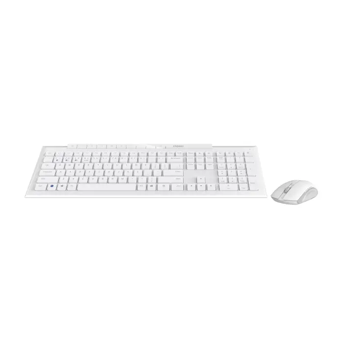 Rapoo 8210M White Wireless Keyboard and Mouse With Persian Letters - 4