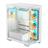 GigaByte C500 PANORAMIC STEALTH ICE White Mid Tower Gaming Case - 2
