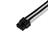 SilverStone PP07E-PCIBW 6pin to 8pin 0.3m cables - 4