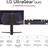 ال جی  27GR95QE B 27 Inch Gaming Monitor - 3