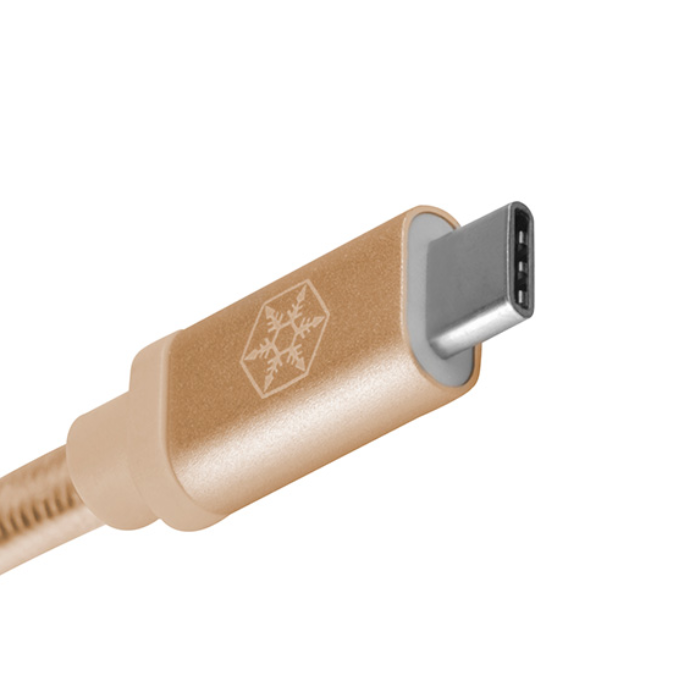 SilverStone CPU05 - USB 3.1 Type-C male to USB Type-A female 0.5m Cable - 2