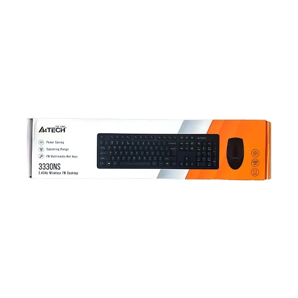 A4tech 3330NS Wireless (Combo) Keyboard and Mouse - 3