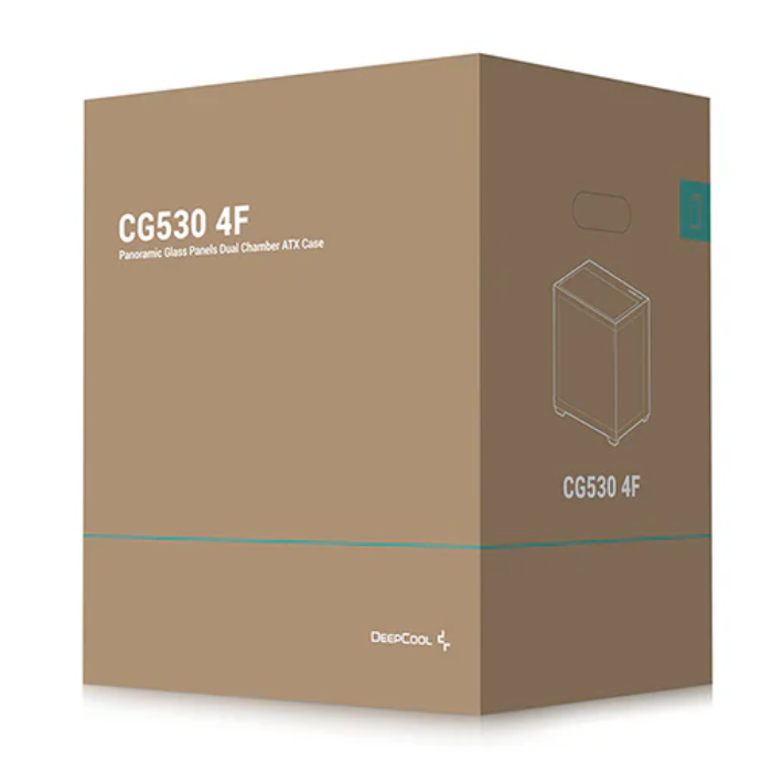 Deep Cool CG530 4F BK Mid-Tower Gaming Case - 6