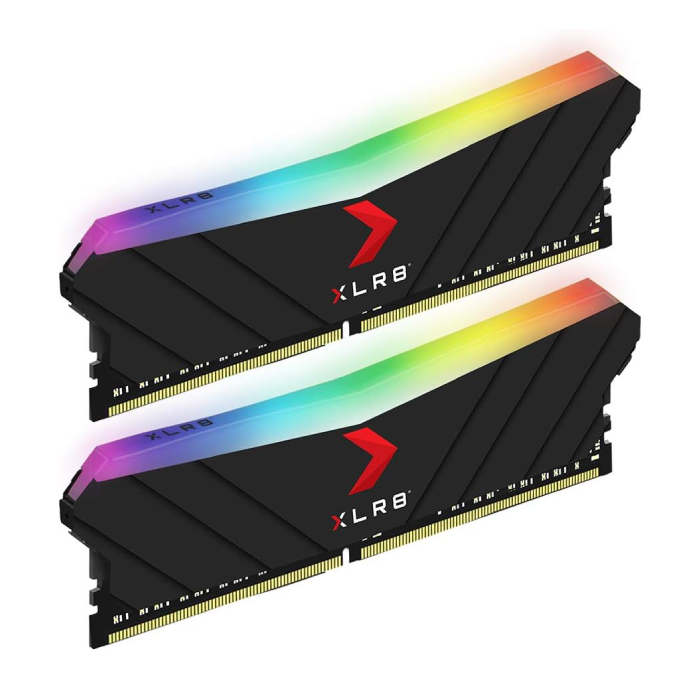 PNY XLR8 Gaming RGB 16GB (2x8GB) DDR4 3200MHz CL16 Dual Channel Desktop Ram - 2