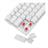 تی دگر  Viator T-TGK325 (Red Switch) White Gaming Mechanical Keyboard - 5