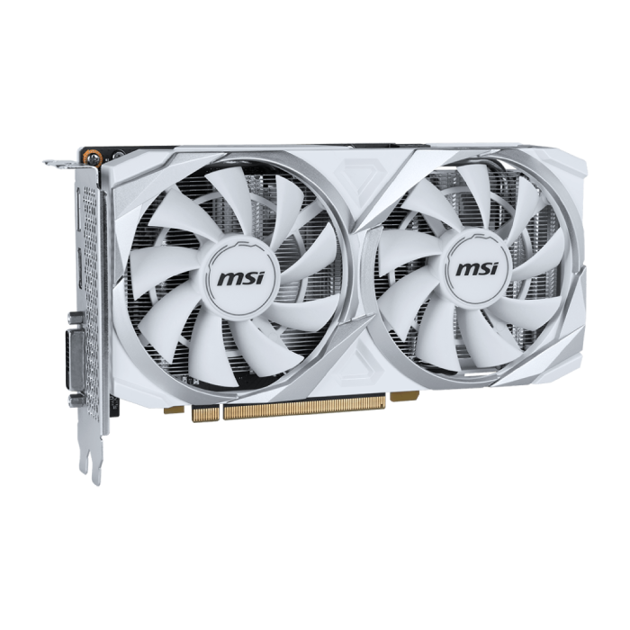 MSI GeForce RTX 3050 VENTUS 2X XS WHITE 8G OC GDDR6 Graphics Card - 3