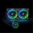 ThermalTake Floe Riing RGB 280 TT Premium Edition All-in-One Liquid CPU Cooler - 9