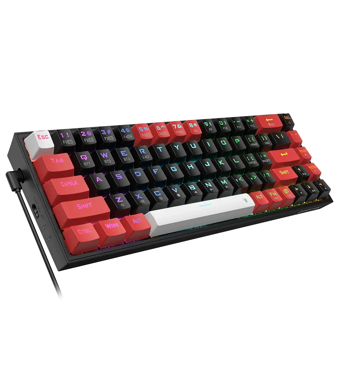 ردراگون  CASTOR K631 PRO BRW RGB Mechanical Gaming Keyboard - 5