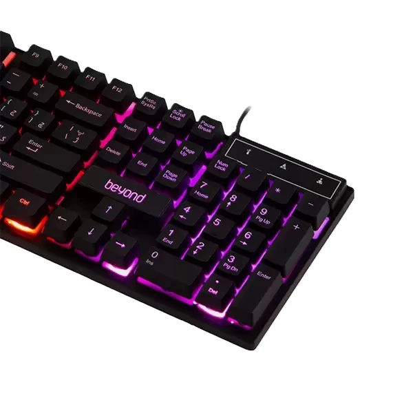 Beyond BK-7120RGB With Persian Letters Wired Keyboard  - 3
