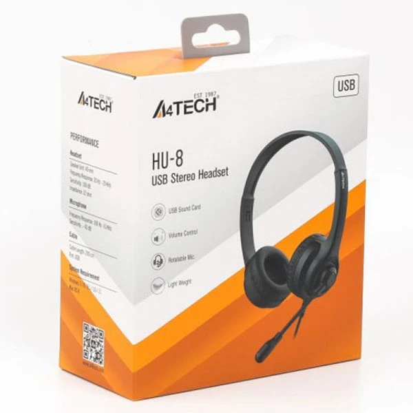A4tech HU-8 USB Stereo Headset - 4
