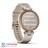 Garmin Lily Rose Gold Bezel with Light Sand Case and Silicone Band - 2