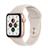 Apple Series SE 7 2021 GPS 40mm Gold Aluminum Case With Starlight Sand Sport Band Watch  - 2