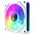 GameMax FN12A-S8I-RW White Reverse 120mm ARGB Case Fan - 3