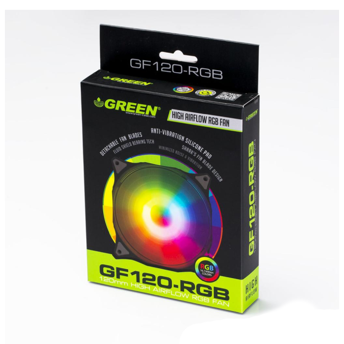 Green GF120 RGB 120mm Case Fan - 7