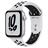 Apple Watch Series SE 2021 GPS 44mm Silver Aluminum Case with Pure Platinum/Black Nike Sport Band - 2