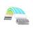 GameMax CABLE MB 24PIN White - 2