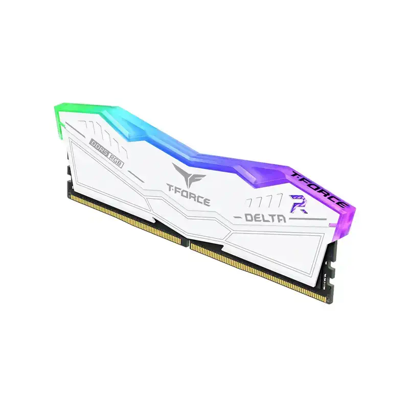 Team Group DELTA RGB White 32GB 16GBx2 6000MHz CL38 DDR5 Desktop Ram - 2