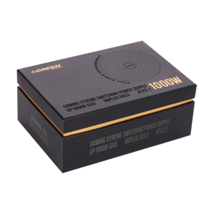 Green GP1000B-GXD 1000W ATX v3.1 80Plus Gold Full Modular Power Supply - 10