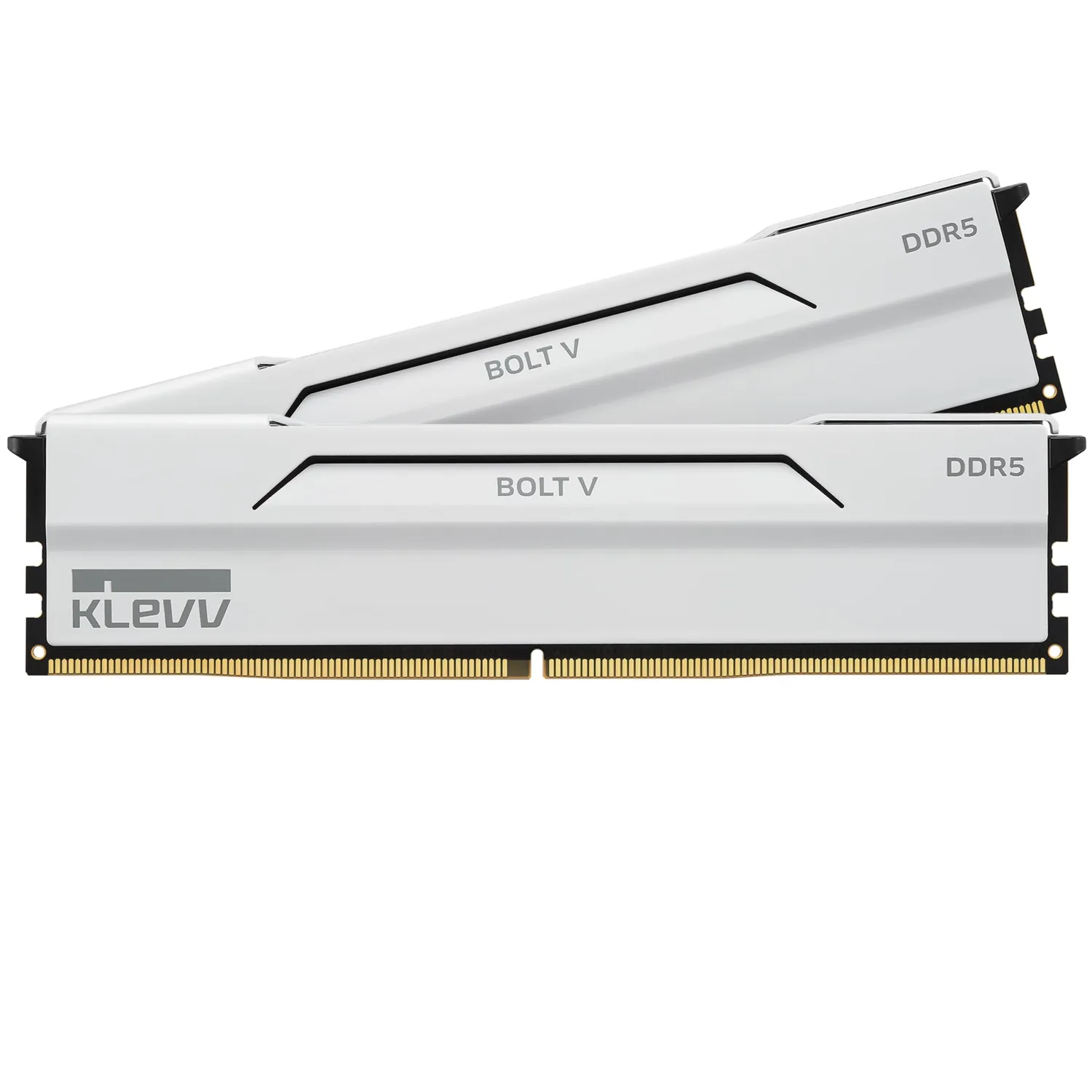 KLEVV Bolt V White 32GB (2x16) DDR5 6000MHz CL30 Dual Channel Desktop Ram - 2
