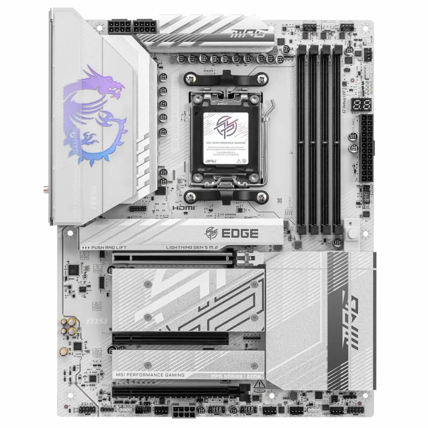 MSI MPG B850 EDGE TI WIFI DDR5 Motherboard  - 2