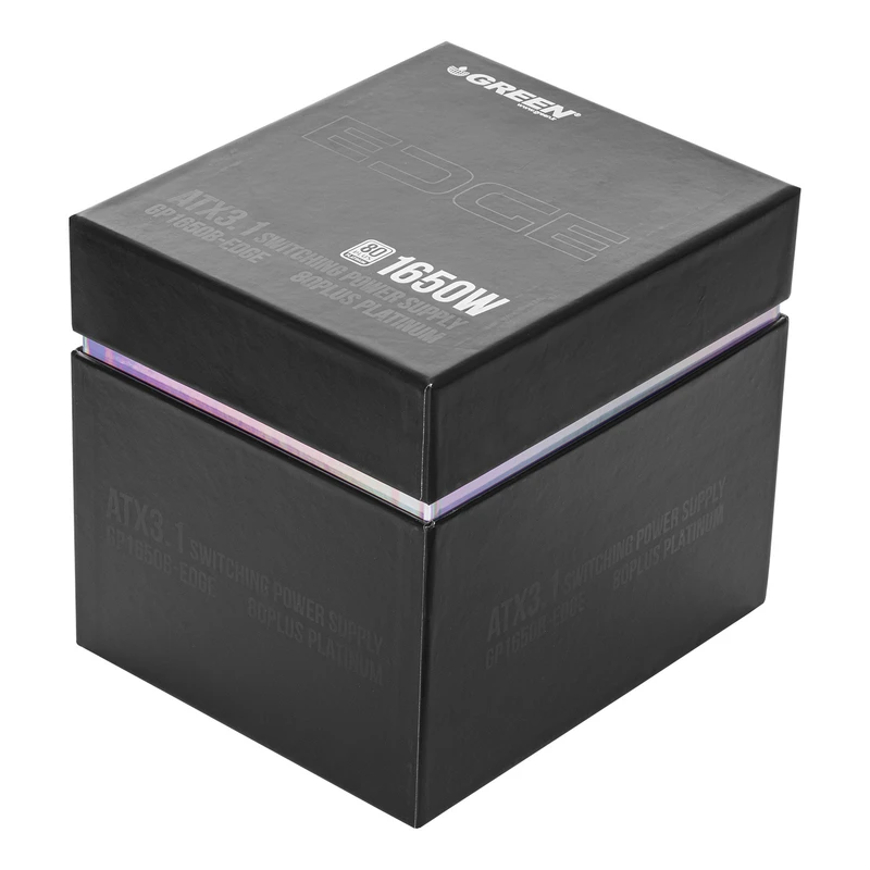 Green GP1650B-EDGE 1650W ATX v3.1 80Plus Platinum Full Modular Power Supply - 7