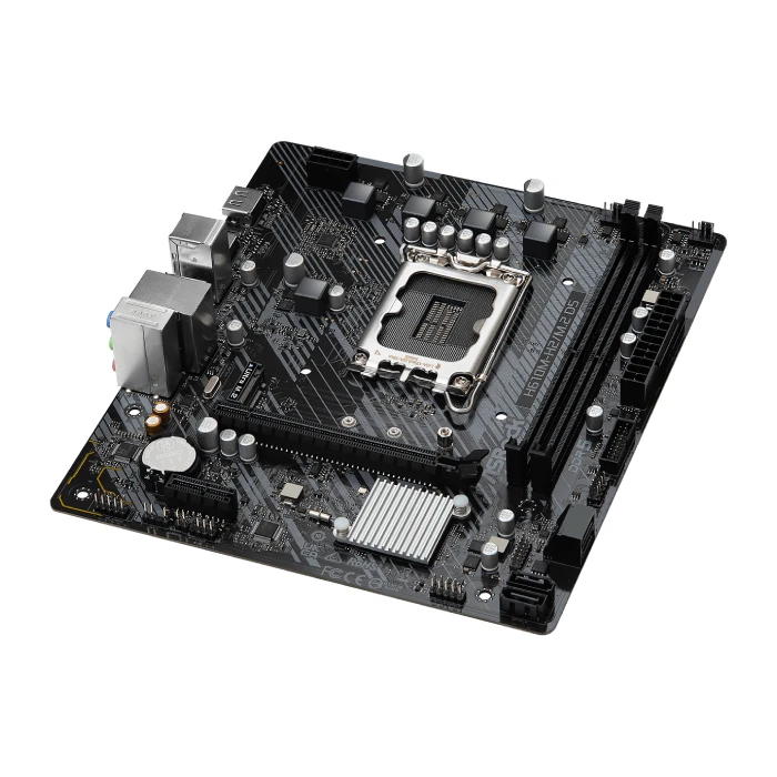 Asrock H610M-H2/M.2 DDR5 LGA1700 Micro ATX Motherboard - 3