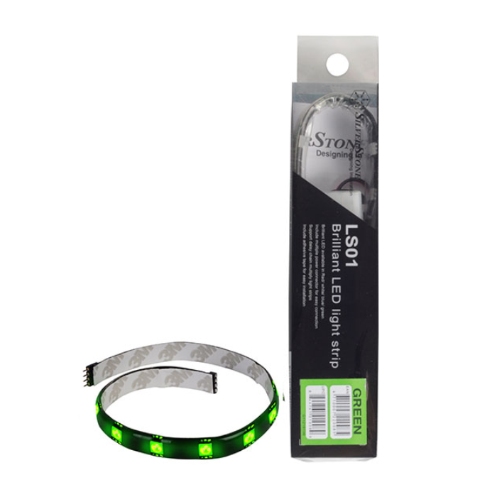 SilverStone LS01V Green Case Lighting Kit - 3