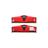 Adata RAM: A-Data XPG Z1 4x4GB=16GB DDR4 2400MHz CL16 Red - 6