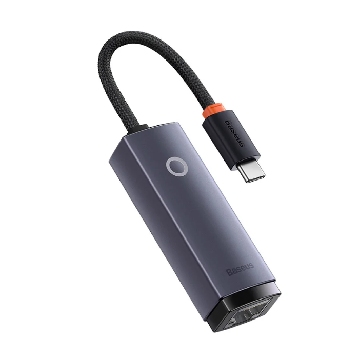 Baseus Lite Series Ethernet Adapter Type C to RJ45 LAN Port - 3