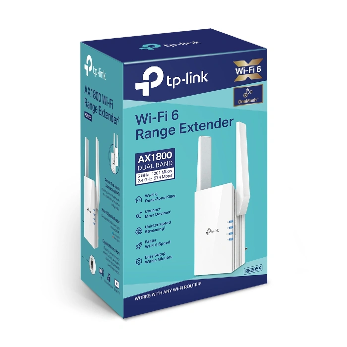 Tp-link RE605X AX1800 Wi-Fi Range Extender - 4