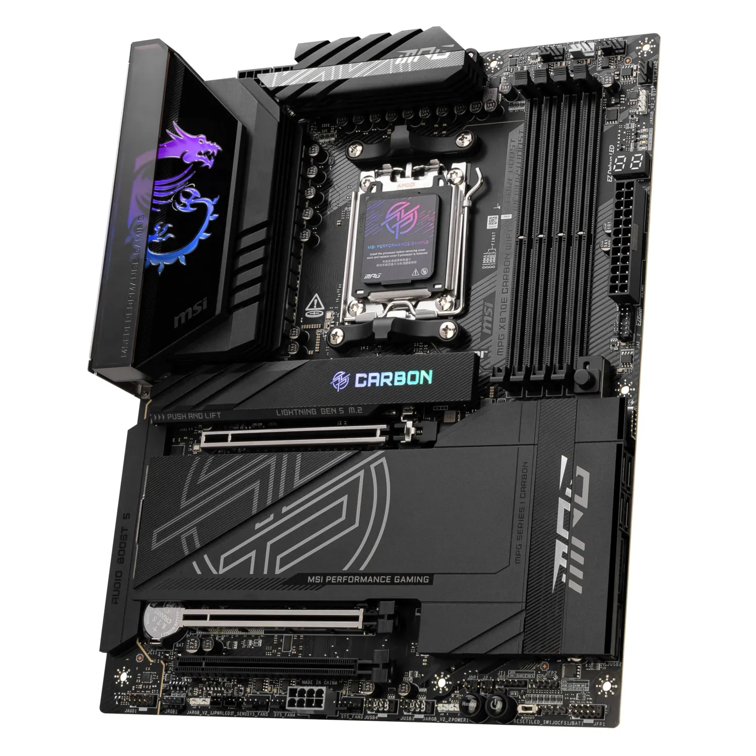 MSI MPG X870E CARBON WIFI DDR5 Motherboard  - 3